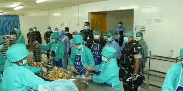 Dipastikan Program MSBG Berjalan Baik Di Maluku, Pangkodau III Tinjau Dapur SPPG Lanud Pattimura