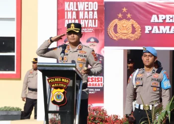 Perkuat Layanan 24 Jam, Polres MBD Launching dan Kukuhkan Pamapta