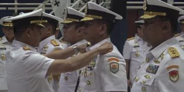 Pangkoarmada RI Lantik Kas Koarmada RI, Pangkoarmada I Serta Pangkoarmada III Yang Baru, Dankodaeral IX Ambon Turut Hadir