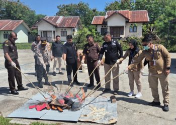 Barang Bukti 22 Perkara Pidana Dimusnahkan Kejari KKT, Seperti Ini Jenis Perkaranya