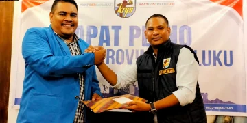 Pleno DPD KNPI Maluku Tetapkan Fahrul Kaisuku karateker Ketua DPD KNPI SBB