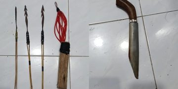 Cegah Aksi Brutal di Langgur, Polres Malra Sita Senjata Tajam dan Tetapkan “DF” Sebagai Tersangka