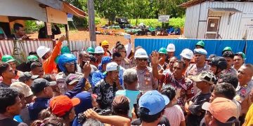 Nelayan Desa Lermatang Tanimbar Unjuk Rasa Diareal PT. INPEX Masela, Tuntut Kompensasi